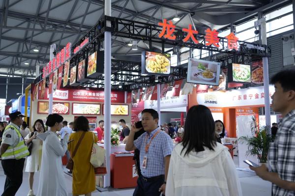 南宫NG28国际集团美食亮相上海国际餐饮食材展览会，预造菜产品备受瞩目